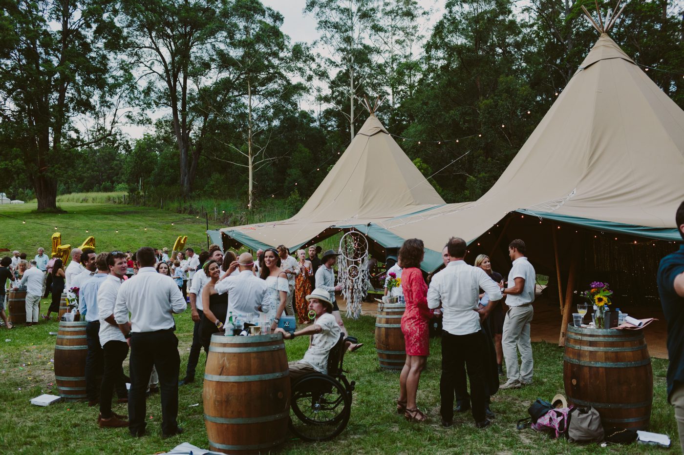 tipi wedding, gold coast tipis, tipi hire, event hire, gold coast weddings, large marquee hire